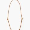 Handbags Clare V. | Thin Knotted Crossbody Strap Cuoio