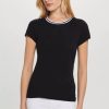 Apparel Goldie | Tipped Ringer Tee Black