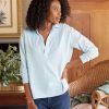 Apparel Frank & Eileen | Patrick Popover Henley Heritage Jersey Ice