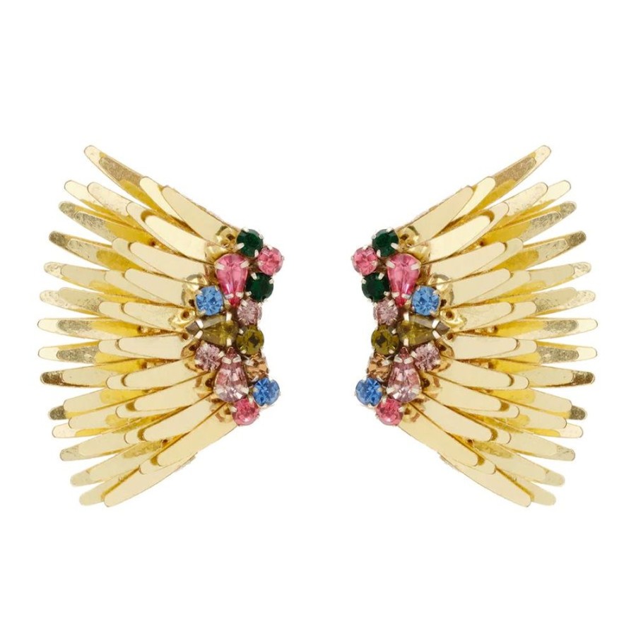 Jewelry + Accessories Mignonne Gavigan Earrings | Mega Mini Madeline Earrings Gold Multi