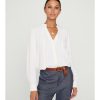 Apparel Brochu Walker | Galey Blouse Salt White