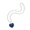 Jewelry + Accessories Jane Win Jane Win Jewelry | Love Enchanted Heart Lapis 18" Drawn Link