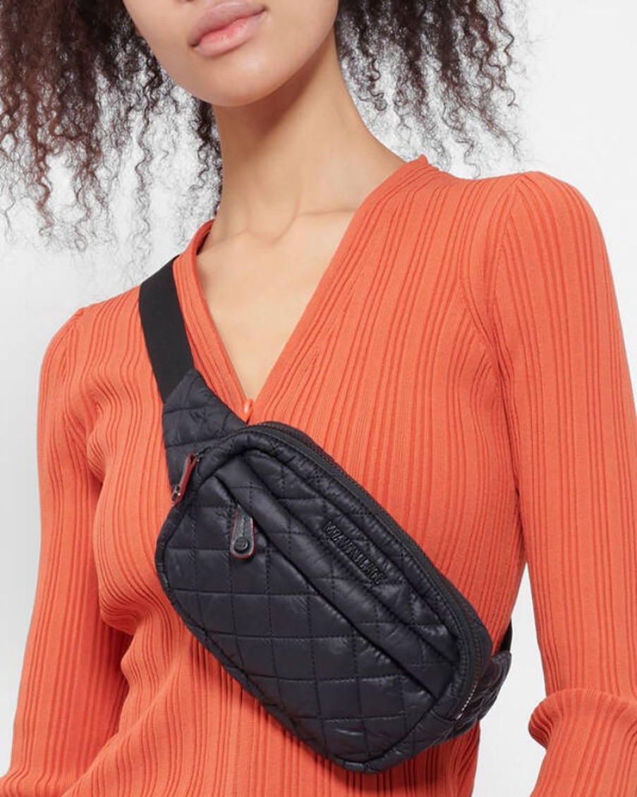 Handbags MZ Wallace | Metro Belt Bag Black