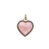 Jewelry + Accessories Jane Win Jane Win Jewelry | Love Set In Stone Pendant Rose Quartz