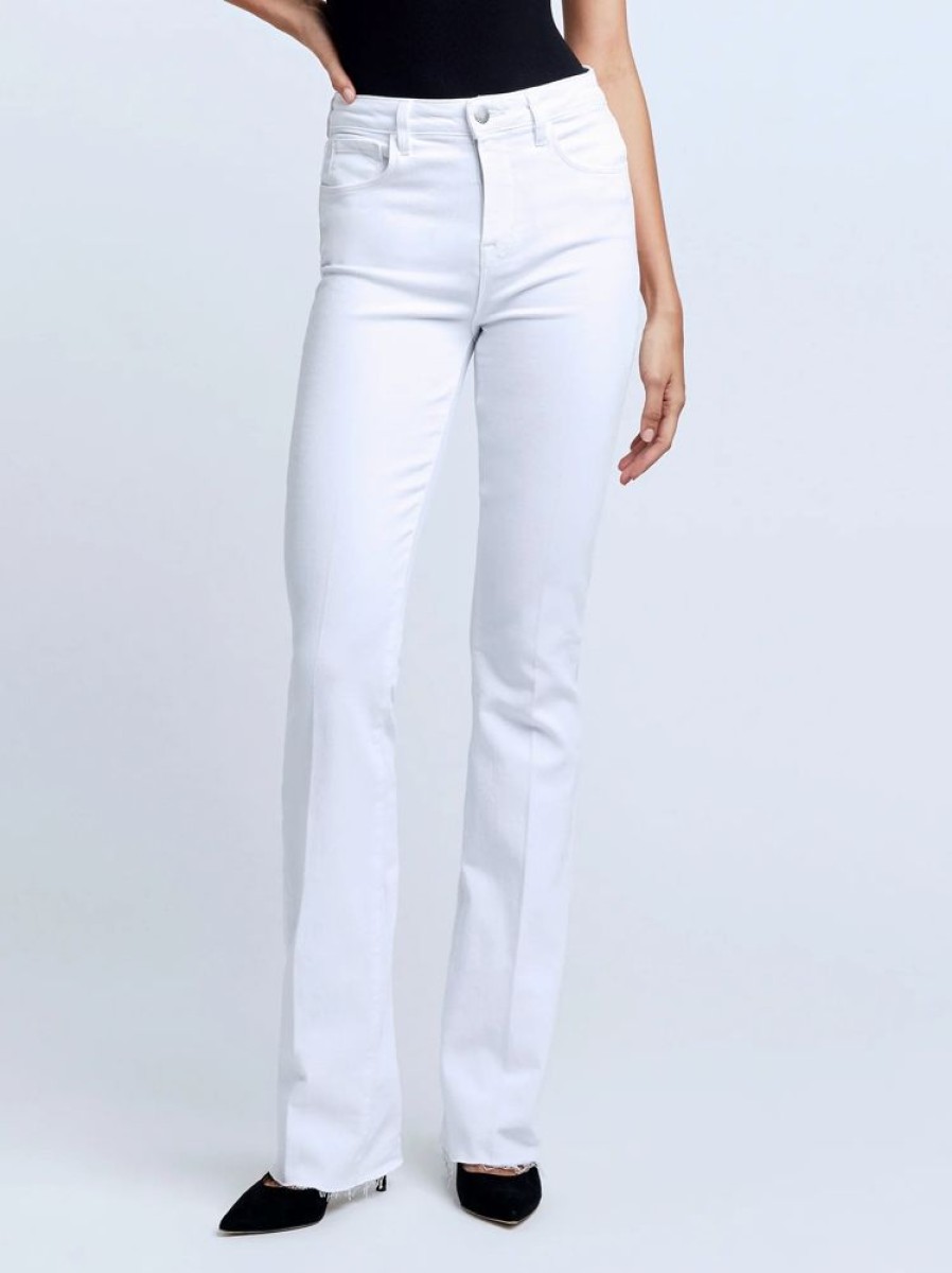 Apparel L'Agence | Ruth Jean Straight Blanc