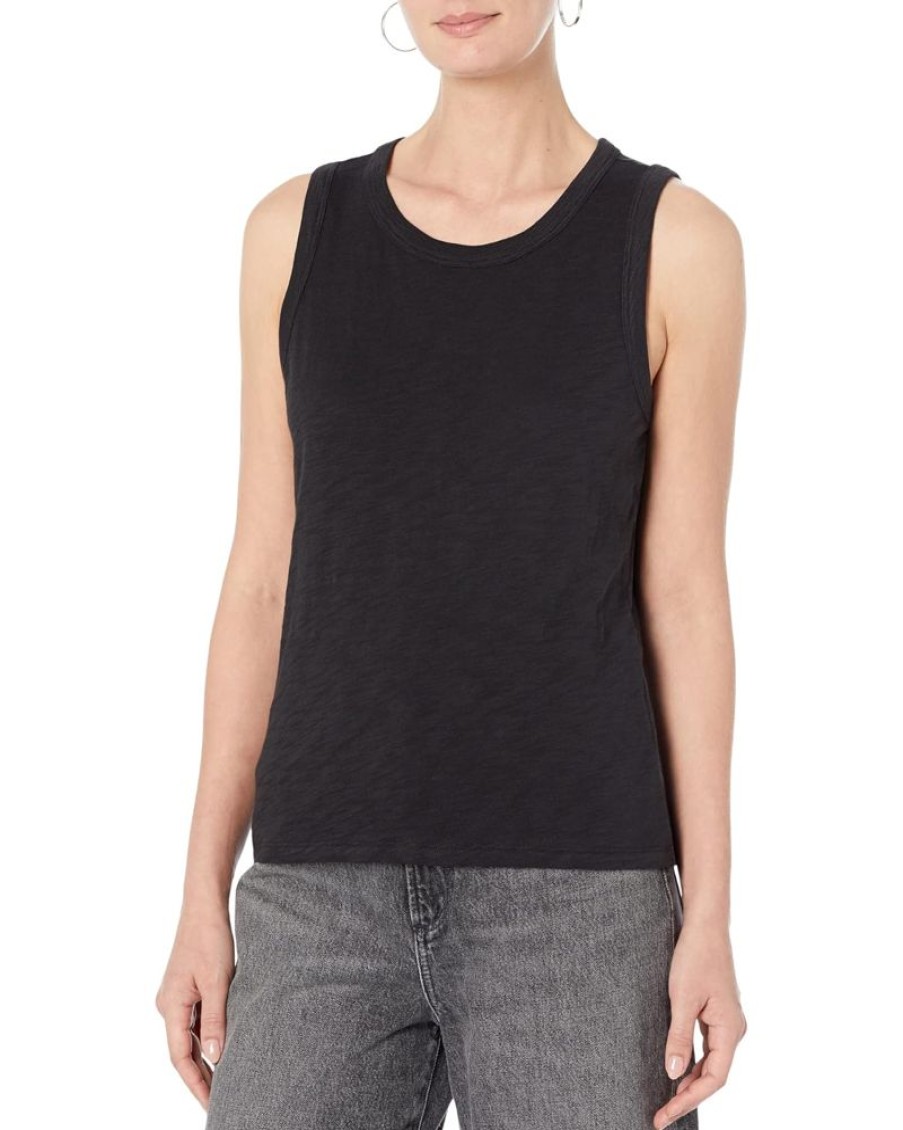 Apparel Lilla P | Back Seam Tank Black