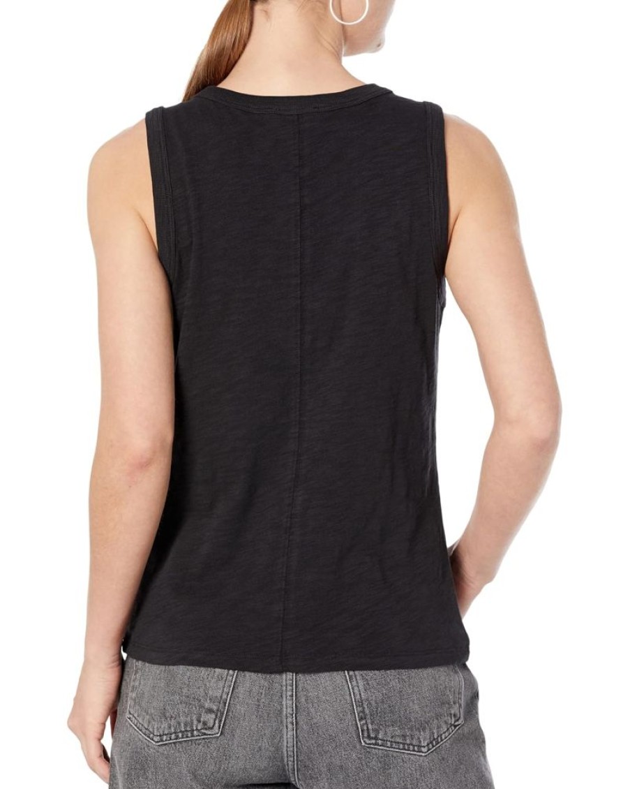 Apparel Lilla P | Back Seam Tank Black