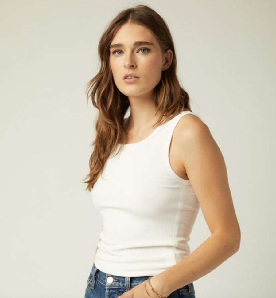 Apparel Fifteen Twenty | Everyday Rib Tank White
