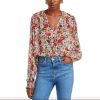Apparel Veronica Beard | Neha Top Coral Multi