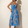 Apparel Kivari | Taniana Midi Dress Blue Floral