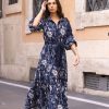 Apparel Miss June | Giulia Dress Navy