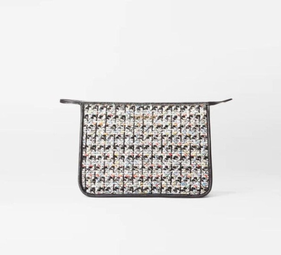 Handbags MZ Wallace | Metro Clutch Black Boucle