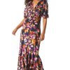 Apparel Misa | Wallis Dress Libra Fleur Velvet