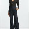 Apparel Veronica Beard | Dekalb Puff-Sleeve Top Black
