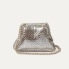 Handbags Maria La Rosa | Zaffiro Laminated Silver