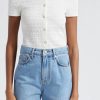 Apparel Veronica Beard | Henri Top Off White
