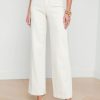 Apparel L'Agence | Scottie Wide Leg Jean Macadamia